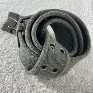 Vintage Calvin Klein Green Woven Cotton Belt 34